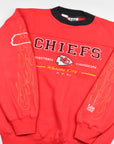 Upcycled Vintage Chiefs Flame Sweatshirt