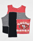 Upcycled 49ers Scrappy Tank Top