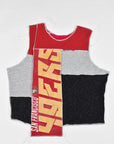 Upcycled 49ers Scrappy Tank Top