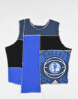 Upcycled Mavericks Scrappy Tank Top