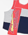 Upcycled Cardinals Scrappy Tank Top