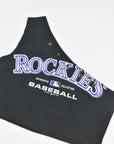 Upcycled Rockies One Shoulder Tank Top