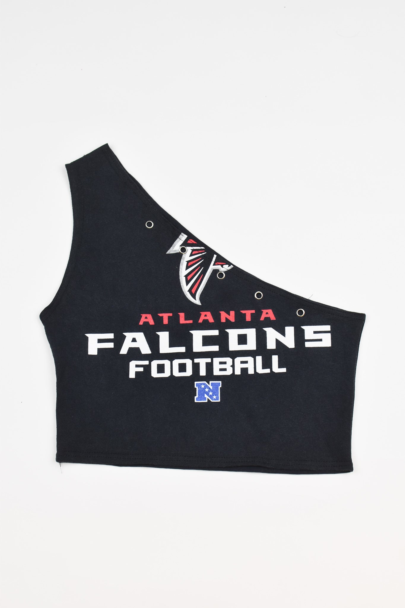 Upcycled Falcons One Shoulder Tank Top