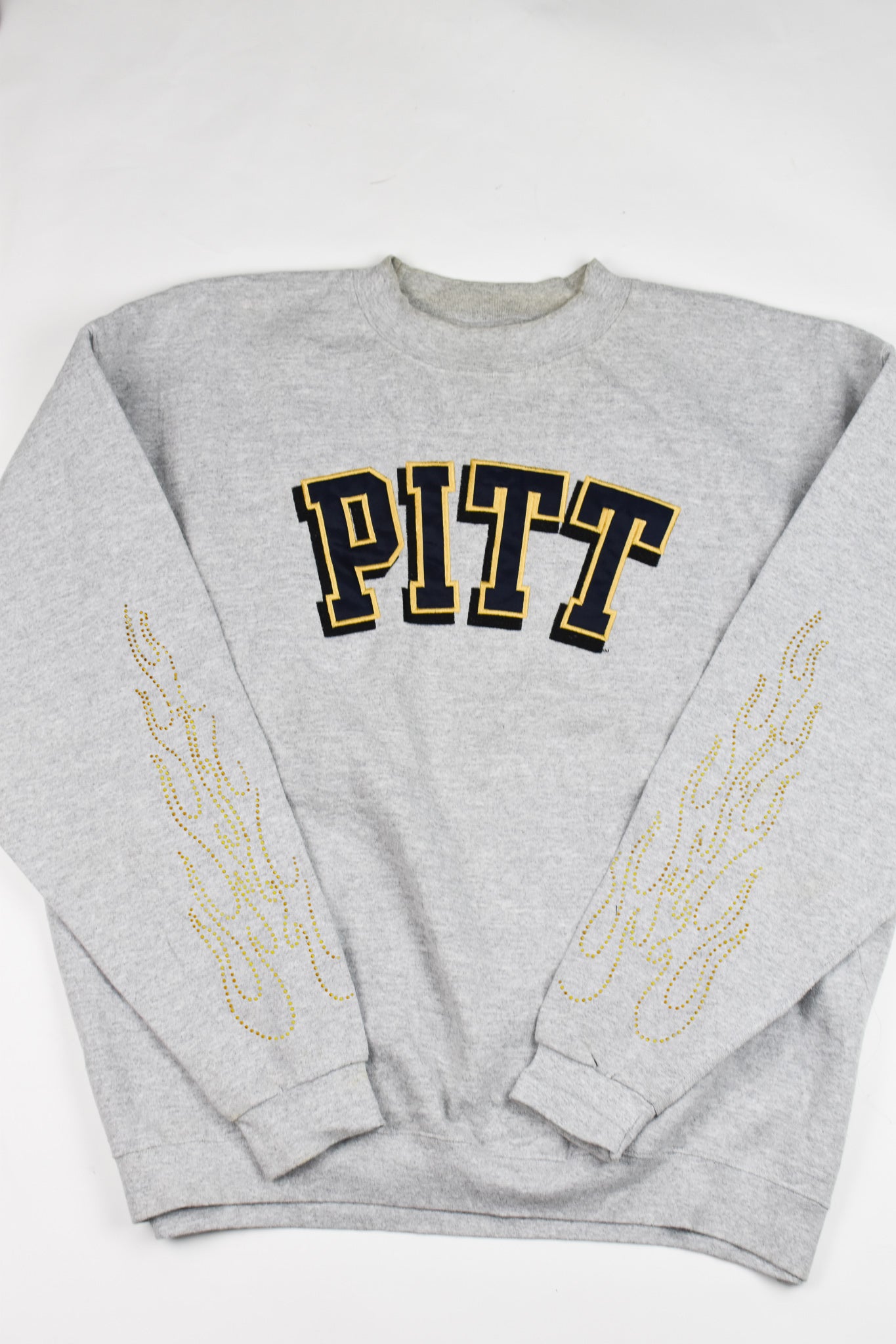 Upcycled Pitt Flame Sweatshirt