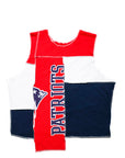 Upcycled Patriots Scrappy Tank Top