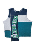 Upcycled Mariners Scrappy Tank Top