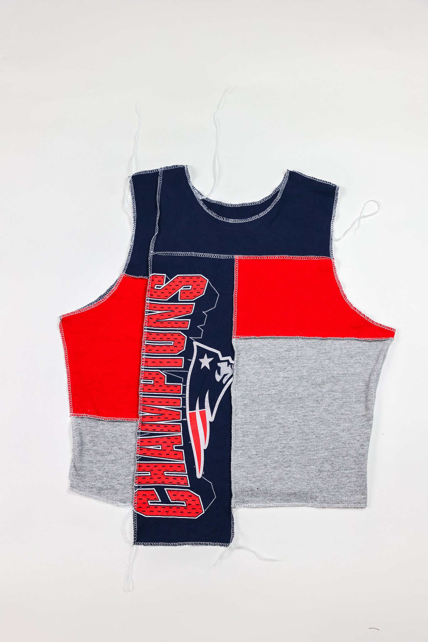 Upcycled Dodgers Scrappy Tank Top - Tonguetied Apparel
