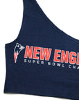 Upcycled Patriots One Shoulder Tank Top