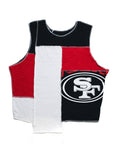 Upcycled 49ers Scrappy Tank Top