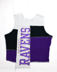 Upcycled Ravens Scrappy Tank Top