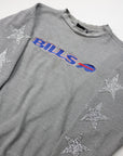 Upcycled Vintage Buffalo Bills Star Patch Sweatshirt