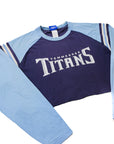 Upcycled Cropped Tennessee Titans Shirt