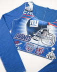 Upcycled New York Giants Spliced Scoopneck Top