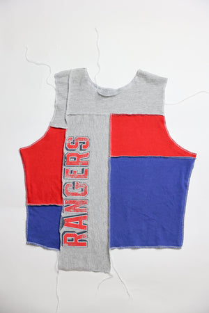 Upcycled NY Rangers Scrappy Tank Top