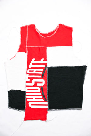 Upcycled Ohio State Scrappy Tank Top