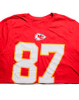 Upcycled Cropped Chiefs Kelce Shirt