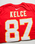 Upcycled Cropped Chiefs Kelce Shirt