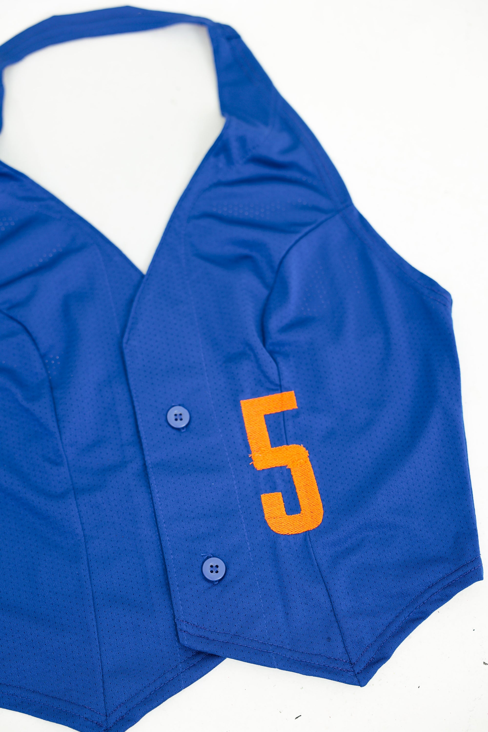 Custom Reworked Jersey Halter Vest