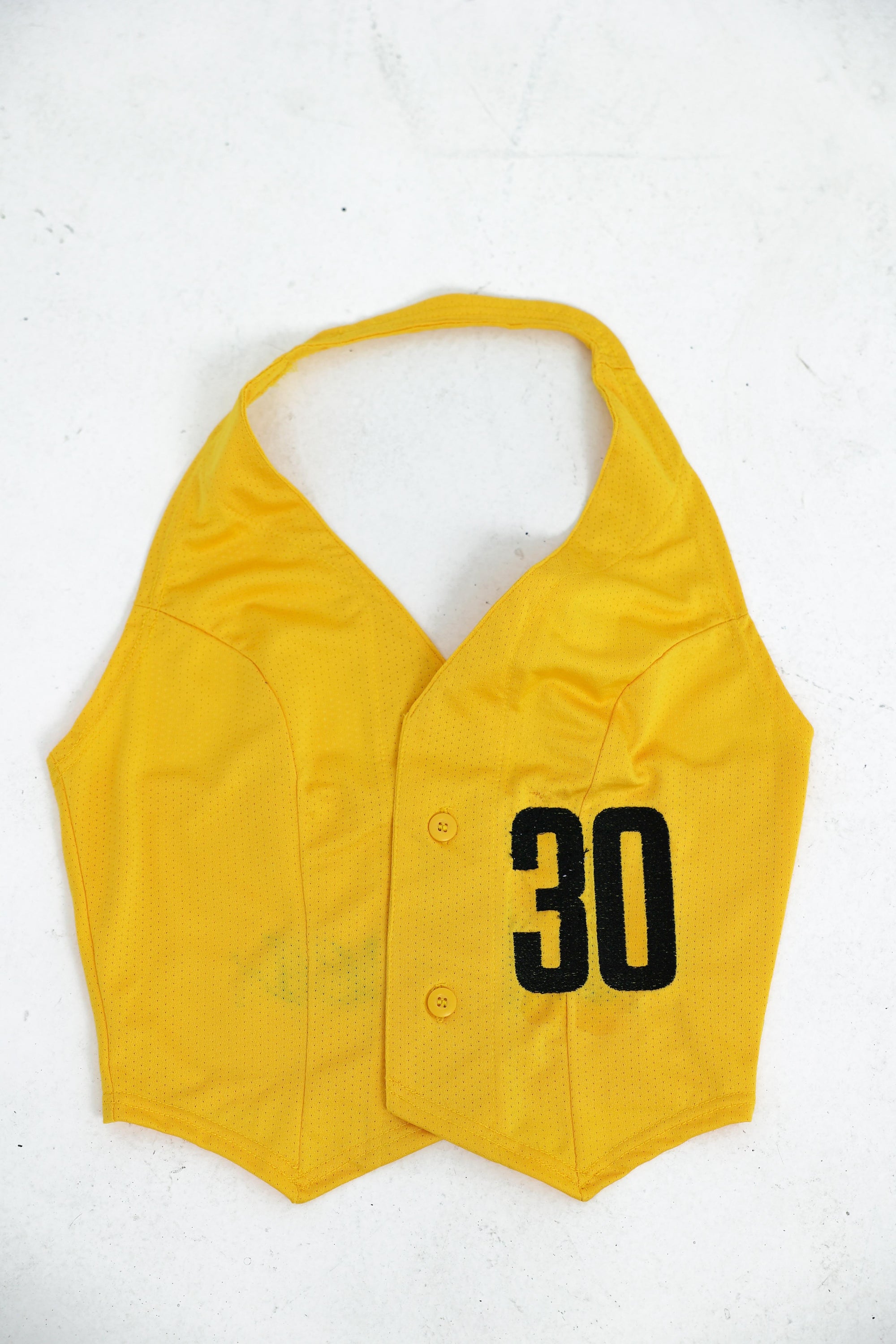 Custom Reworked Jersey Halter Vest