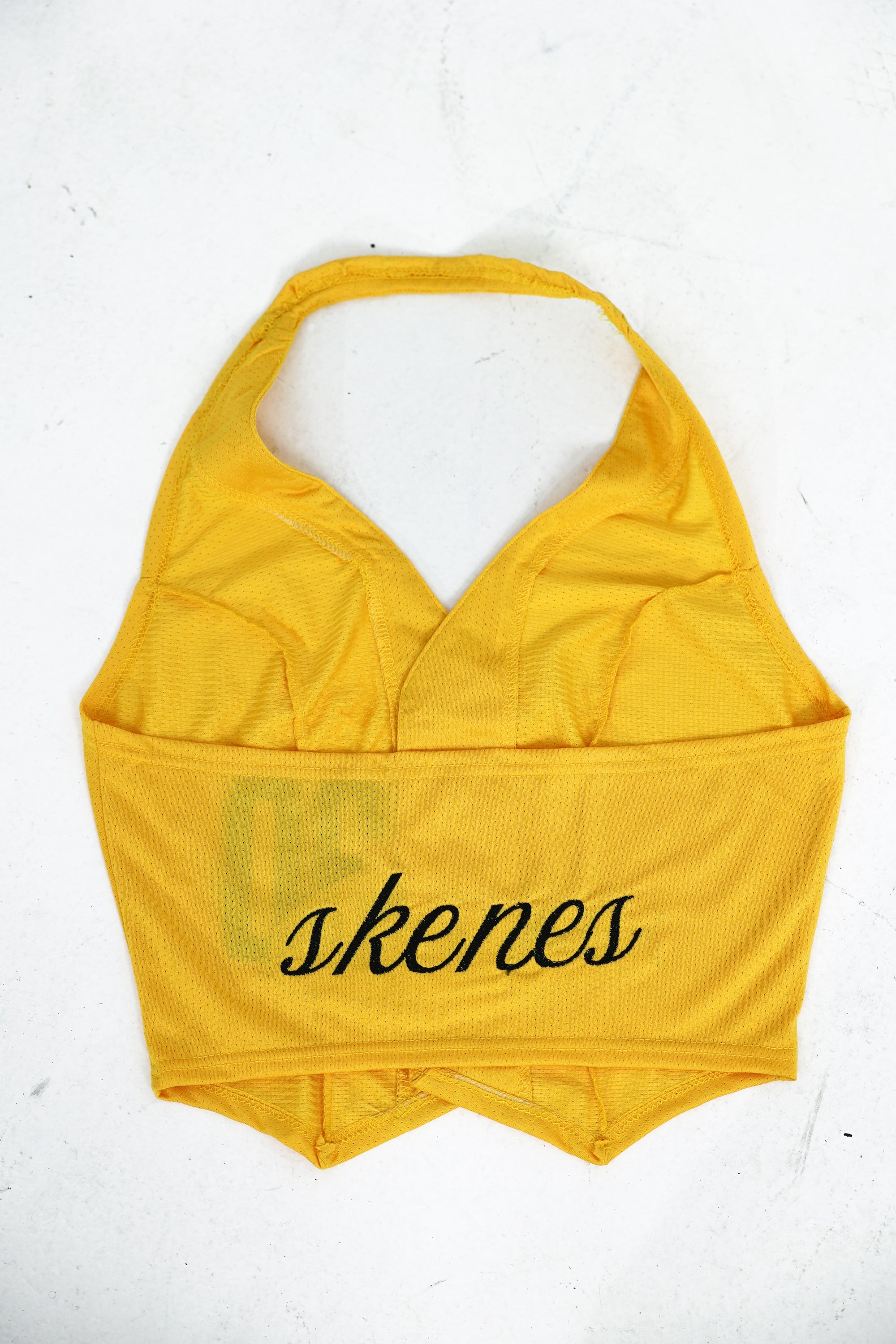 Custom Reworked Jersey Halter Vest