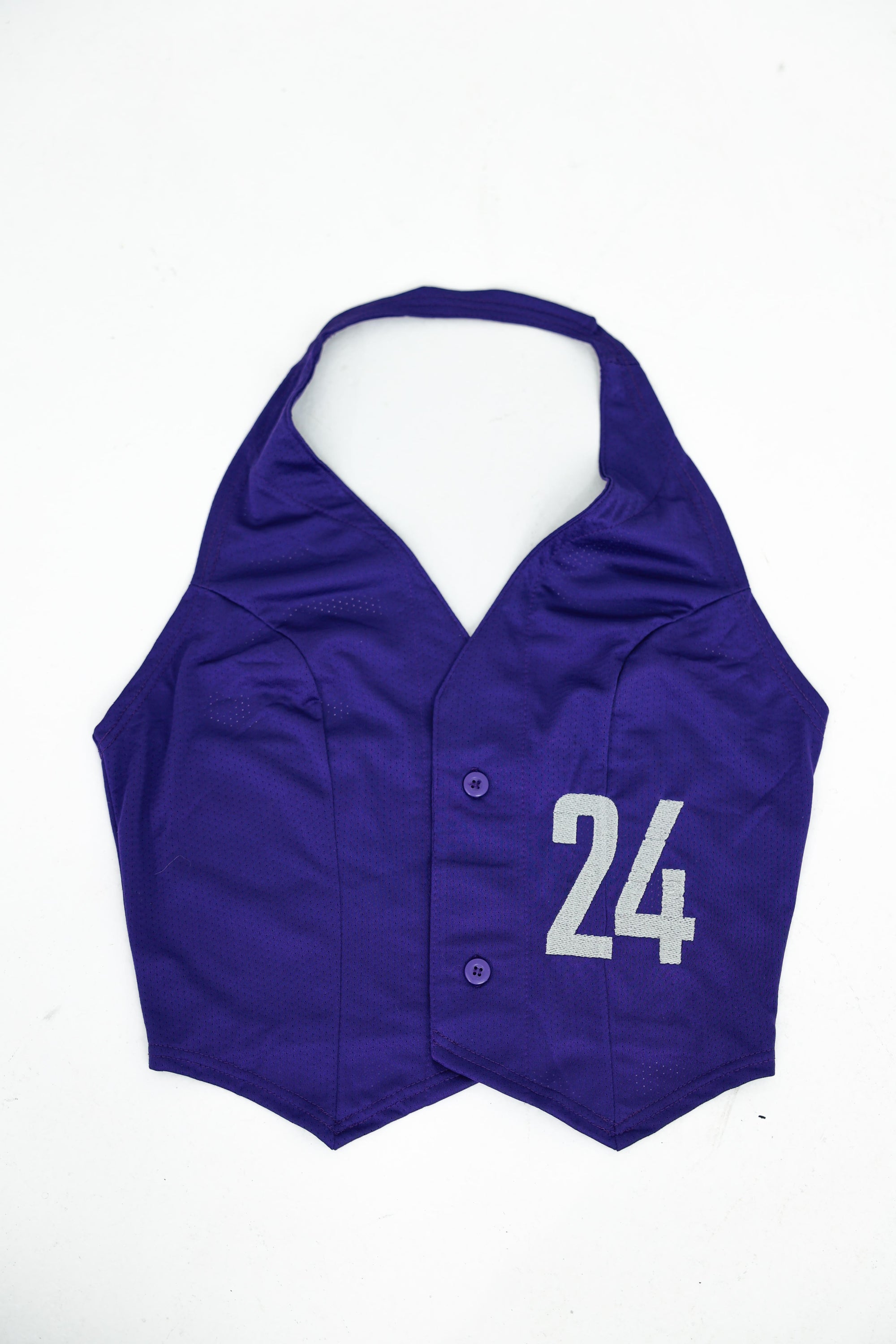 Custom Reworked Jersey Halter Vest