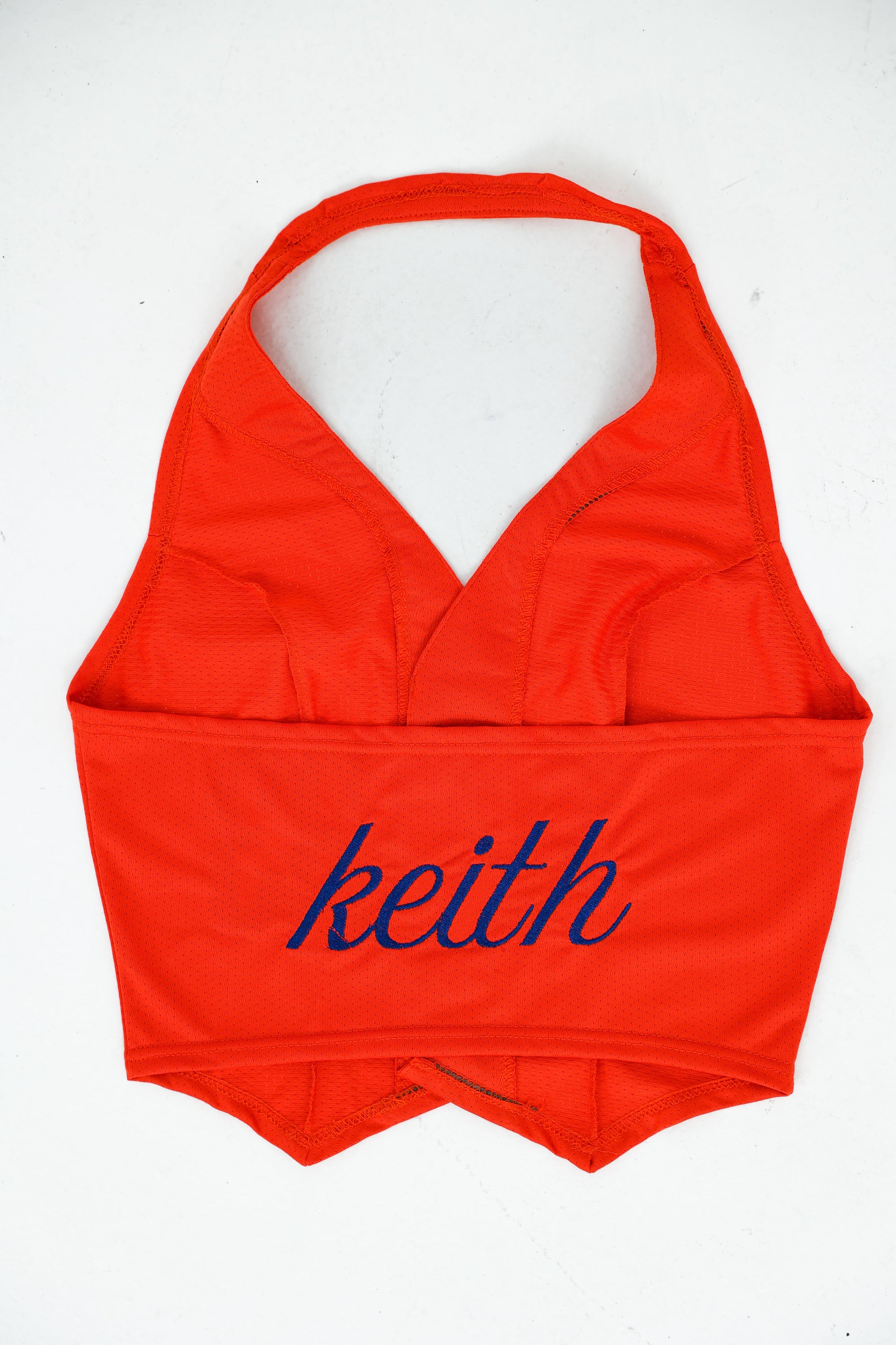 Custom Reworked Jersey Halter Vest