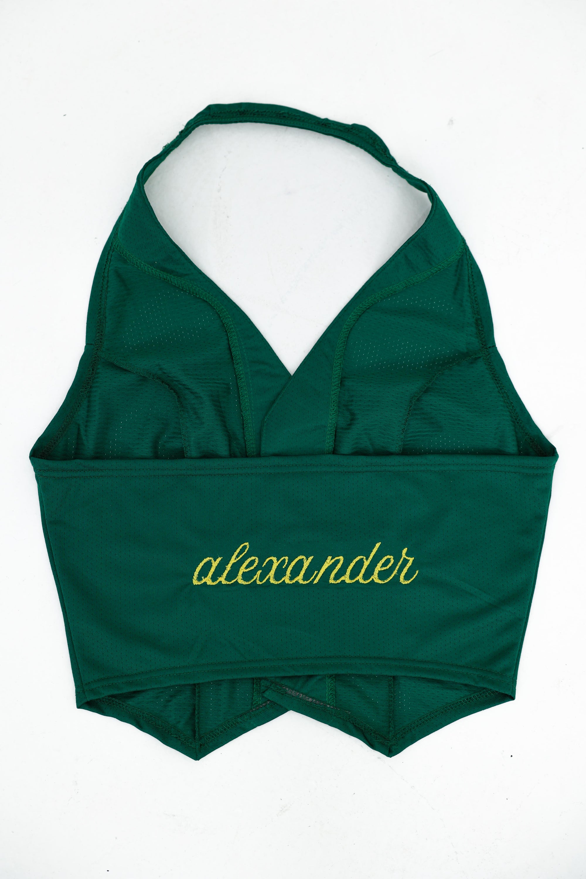Custom Reworked Jersey Halter Vest