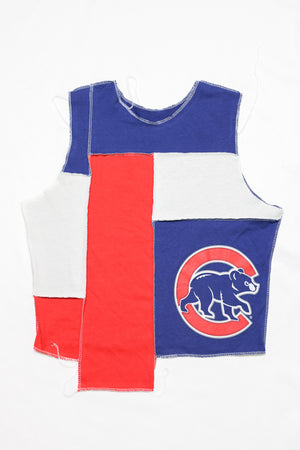 Upcycled Cubs Scrappy Tank Top