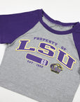 Upcycled LSU Baby Tee