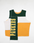 Upcycled Packers Scrappy Tank Top