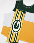 Upcycled Packers Scrappy Tank Top