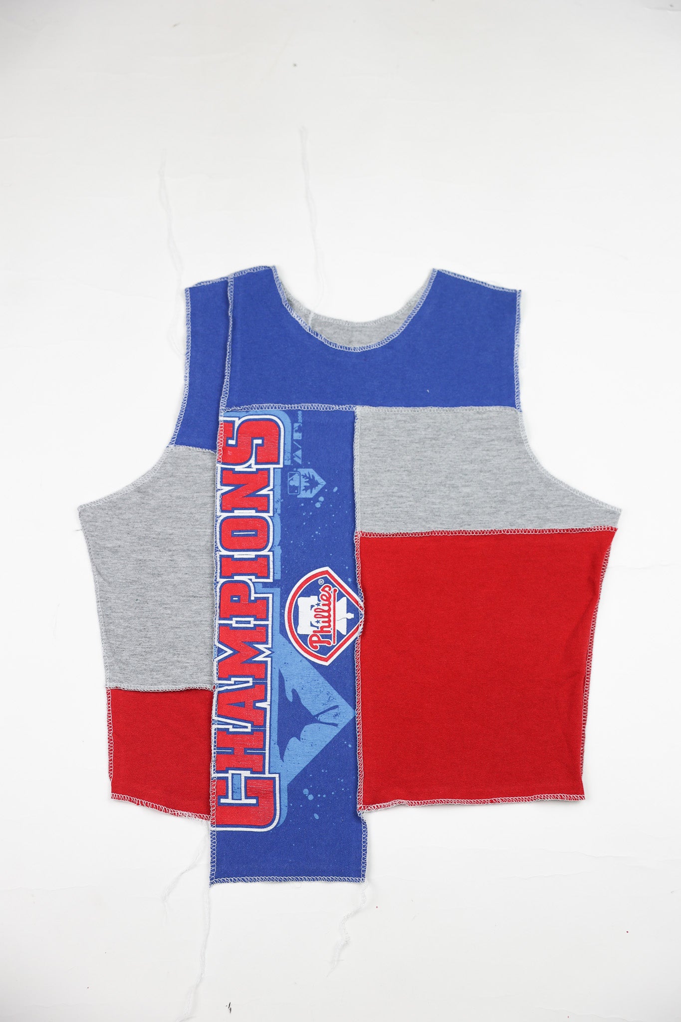 Upcycled Phillies Baby Tee - Tonguetied Apparel