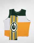 Upcycled Packers Scrappy Tank Top