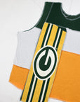 Upcycled Packers Scrappy Tank Top