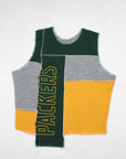 Upcycled Packers Scrappy Tank Top