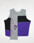 Upcycled Ravens Scrappy Tank Top