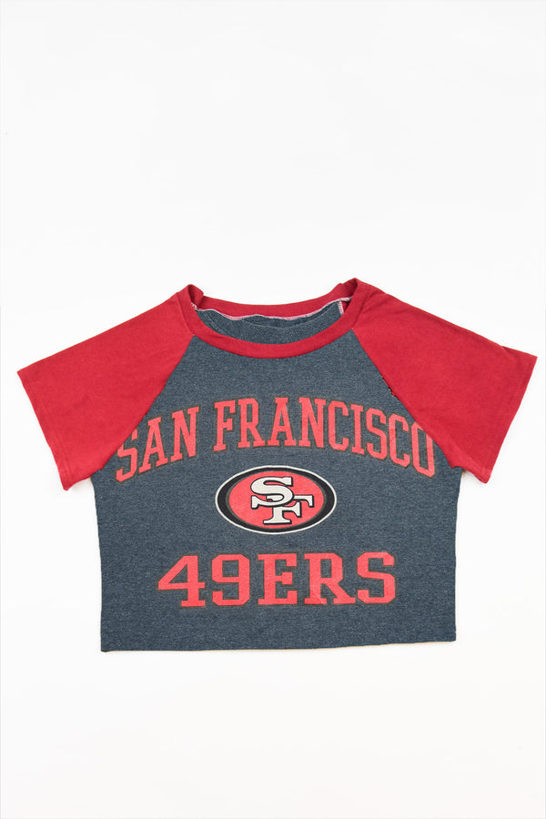 Upcycled Giants Baby Tee *MADE TO ORDER* - Tonguetied Apparel