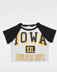 Upcycled Iowa Baby Tee