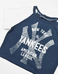 Upcycled Yankees Baby Tee