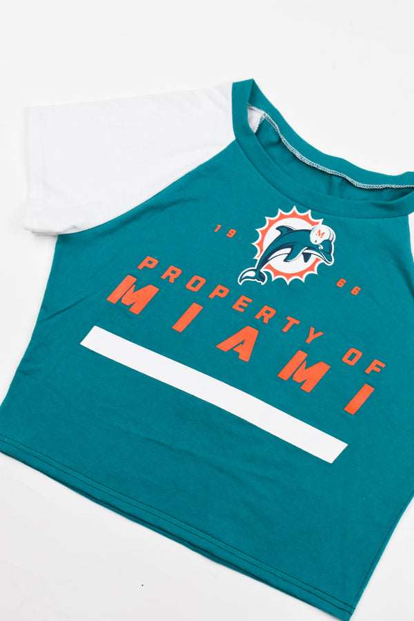 Upcycled Dolphins Baby Tee - Tonguetied Apparel
