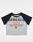 Upcycled Bengals Baby Tee