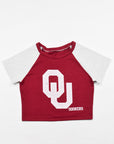 Upcycled Oklahoma Baby Tee