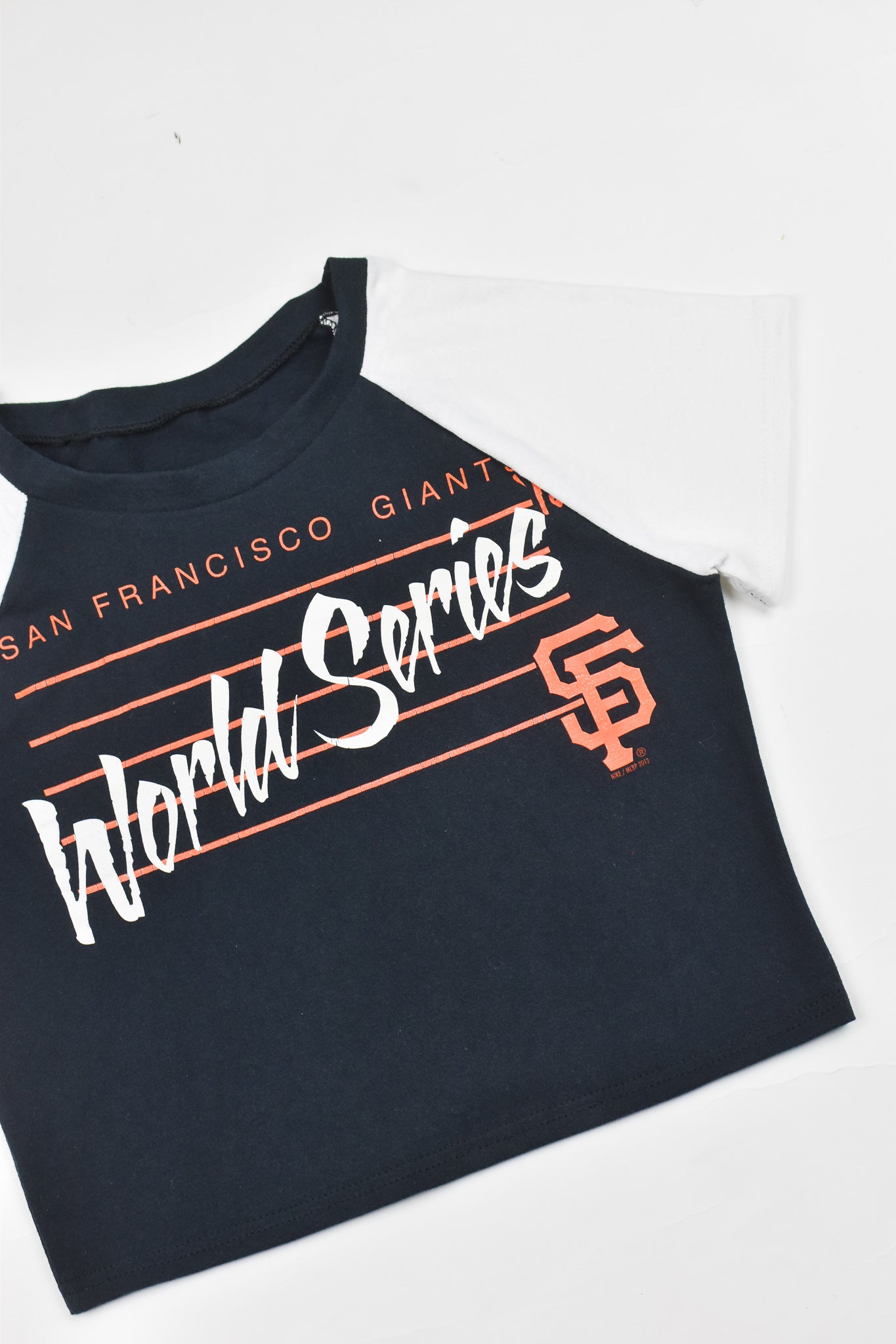 Upcycled SF Giants Baby Tee - Tonguetied Apparel