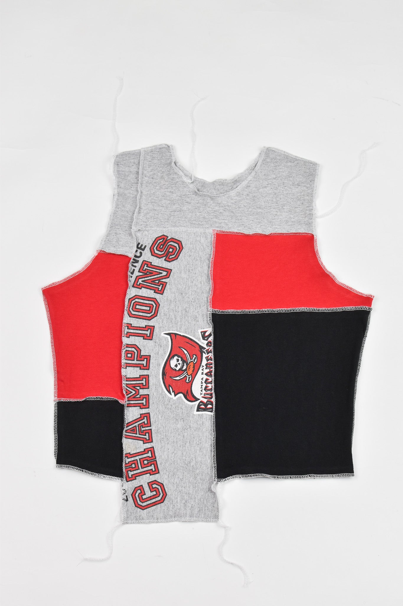 Upcycled Buccaneers Scrappy Tank Top *MADE TO ORDER*