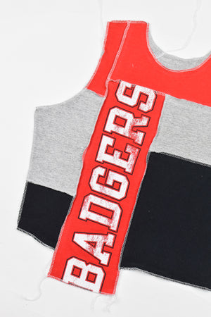 Upcycled Badgers Scrappy Tank Top