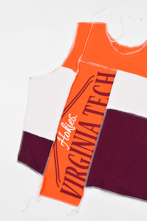 Upcycled Virginia Tech Scrappy Tank Top
