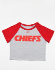 Upcycled Chiefs Baby Tee