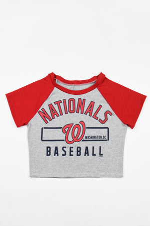 Upcycled Nationals Baby Tee
