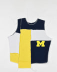 Upcycled Michigan Scrappy Tank Top