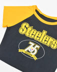 Upcycled Steelers Baby Tee